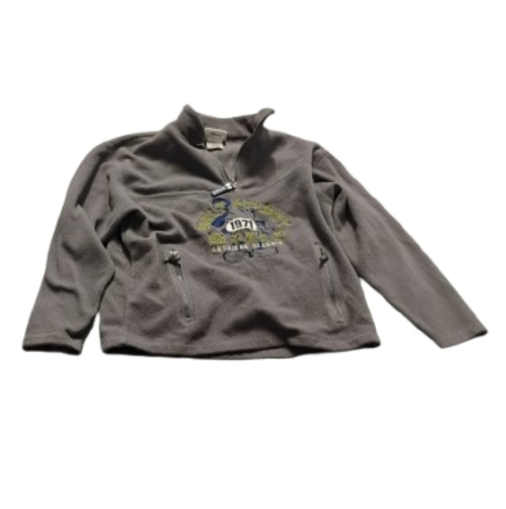 Vintage 2000s Disney Walt Disney World Embroidered Mickey Mouse Fleece Pullover